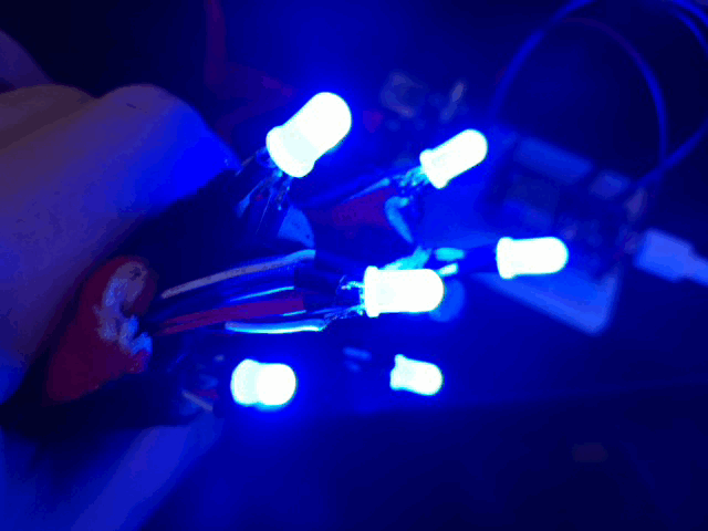 Testing the PL9823 RGB LEDs